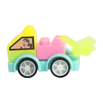 Креативная модель автомобиля с Подвижными суставами Портативного размера, Обучающий Игровой набор для малышей