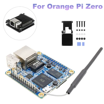 НОВИНКА-Для Orange Pi Zero Development Board + Радиатор 512M DDR3 Allwinner H3 С чипом На борту для программирования Wi-Fi Небольшого компьютера