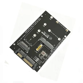 Оптовая продажа M.2 NGFF MSATA SSD для SATA 3.0 адаптер 2 в 1 конвертер для ПК ноутбуков Прямая поставка