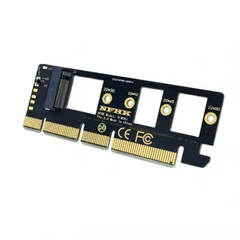 2023 M.2 NVMe SSD NGFF Для PCIE X16 Адаптер M Key Интерфейсная карта Поддержка PCI-e PCI Express 3.0 2230-2280 Размер M.2 M2 Pcie Адаптер
