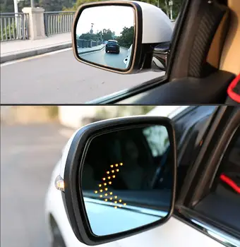 Антибликовое светодиодное стекло бокового зеркала заднего вида с подогревом для Toyota VIOS 2008-2019