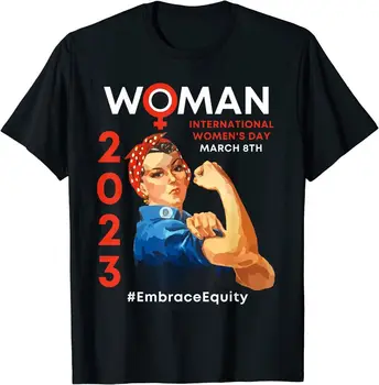 Футболка Embrace Equity в честь Международного женского дня 2023